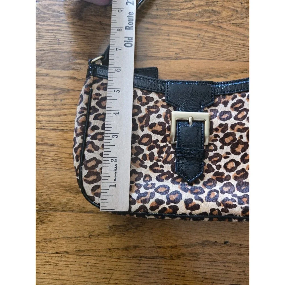 Talbots leather leopard